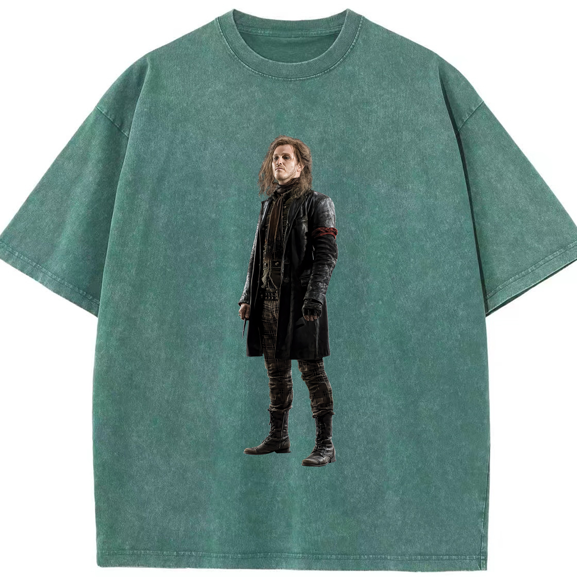 （画像用） Harry Potter ハリー・ポッターシリーズ 綿100% ヴィンテージ風 半袖Tシャツ（フロントプリント）